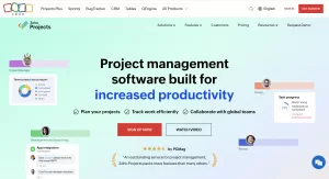 Zoho Projects: Project Management and Invoicing software